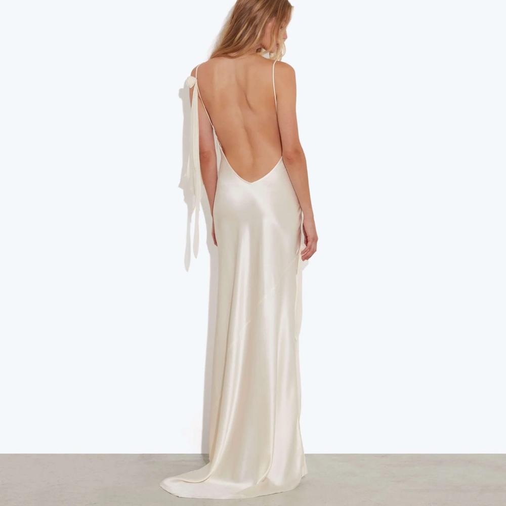 Rat & Boa Cream One Shoulder Dress - Picture 2 of 4